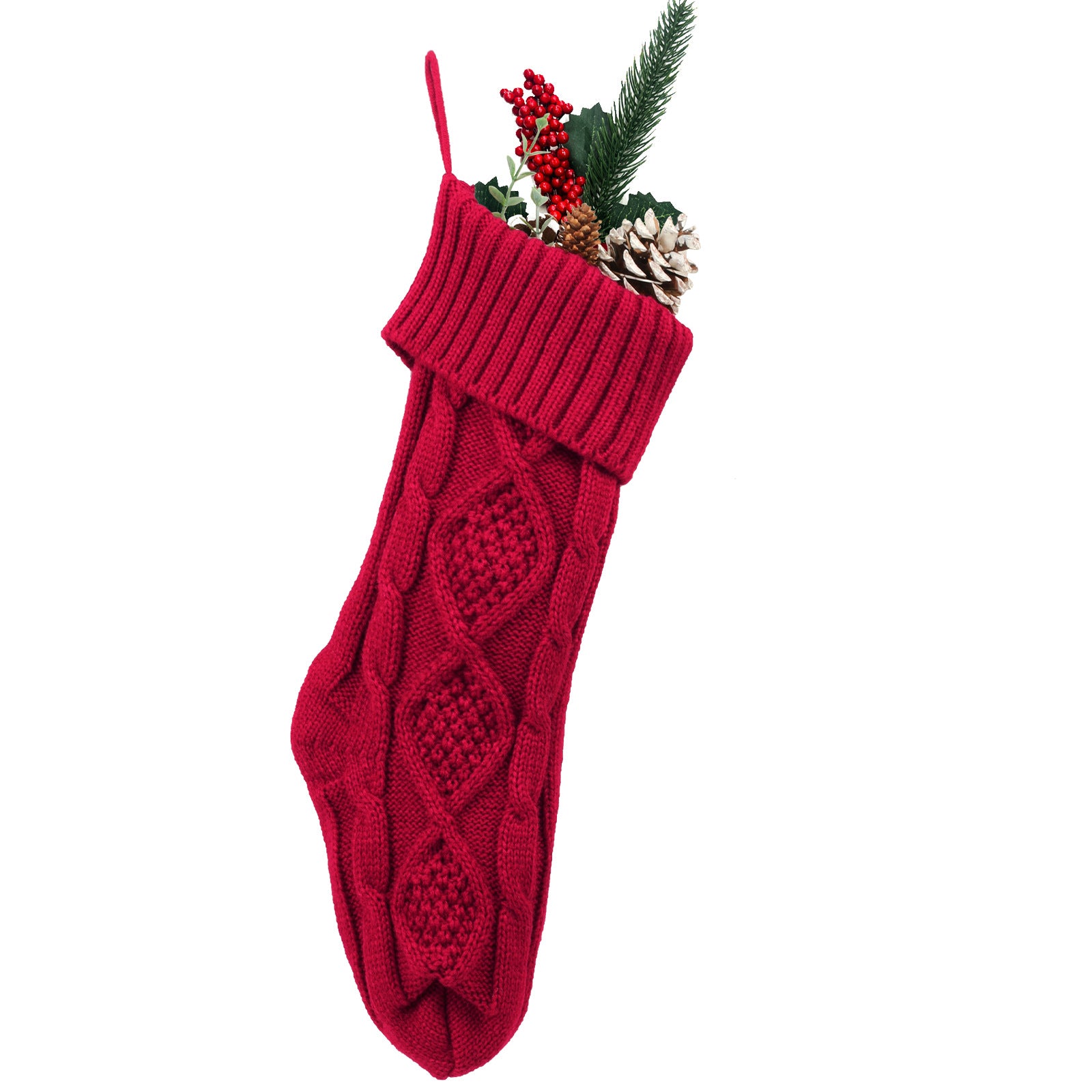 Wholesale Large Knitted Woolen Christmas Stockings